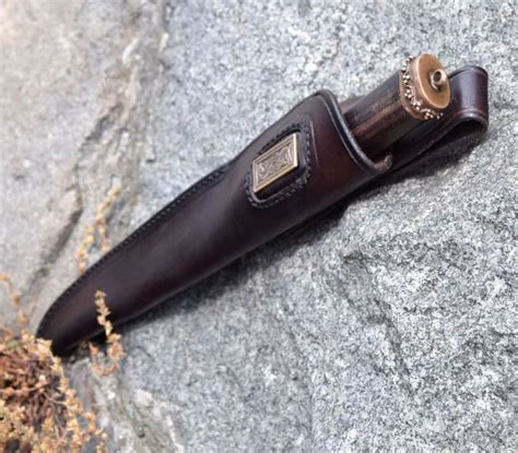 Hand Forged Seax & Sheath — VikingStyle