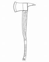 Axe Drawing Ax Draw Pages Colouring Does Step Drawings Sharp  sketch template