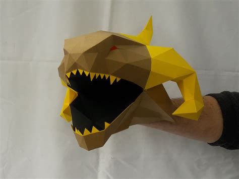 Hand Puppet Pattern: Behemoth Dragon Build Your Own Paper | Etsy