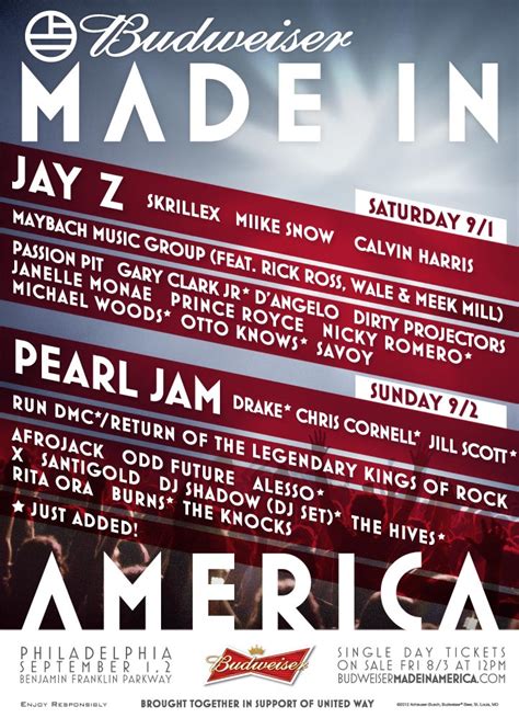 Jay-Z Announces 'Made In America' Festival Lineup | HipHop-N-More