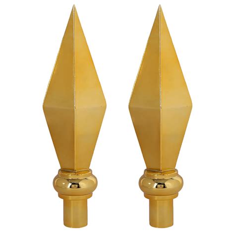 2pcs Flagpole Finials Flagpole Ornament Flag Pole Metal Finials Flagpole Decorations - Walmart.com