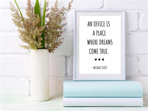 Michael Scott Quotes / the Office TV Show Printable / Office Decor / Quotes for Office / Office ...