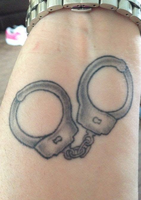 12 Best Tattoo Handcuffs images | Tattoos, Couple tattoos, Heart with infinity tattoo