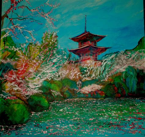 Kiyomizu-dera, cherry blossoms by jonasmccannart on DeviantArt