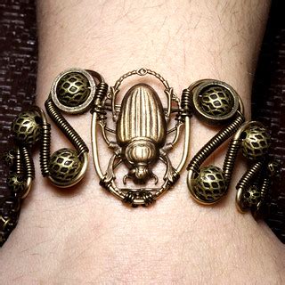 Steampunk jewelry Bracelet made by CatherinetteRings - Bra… | Flickr