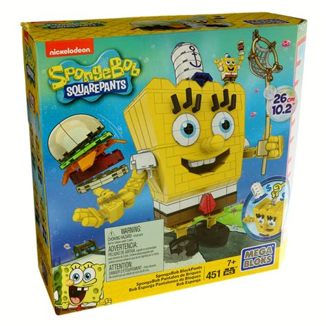 Mega Bloks SpongeBob SquarePants: SpongeBob BlockPants - Shop Action Figures & Dolls at H-E-B