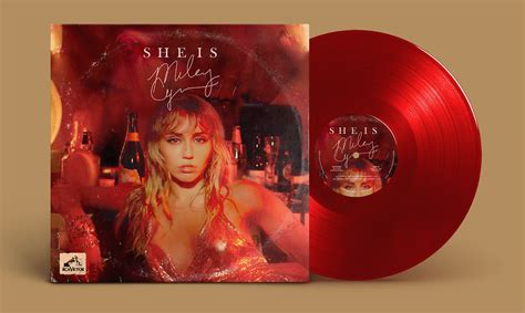 SHE IS MILEY CYRUS: The unreleased vinyl concept | Behance :: Behance