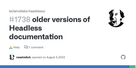 older versions of Headless documentation · tailwindlabs headlessui ...