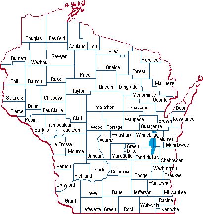 Wisconsin Dells County Map - San Antonio Map