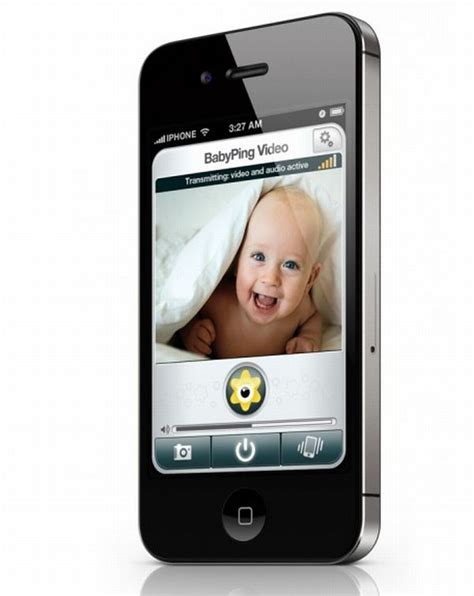 BabyPing, the iPhone baby monitor. | Baby monitor, New baby products, Kids gadgets