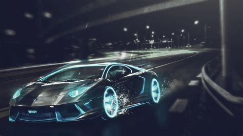 Tron Car - Wallpaper by JaymenGFX on DeviantArt