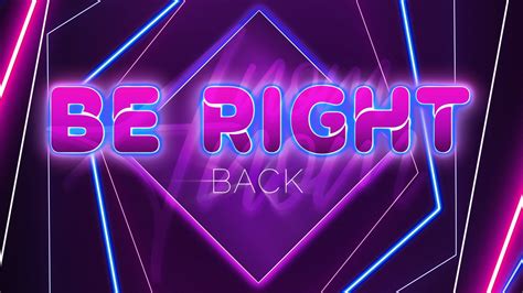 Animated Neon Purple Pink Twitch Bundle Stream Screens | Etsy