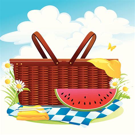 Royalty Free Picnic Basket Clip Art, Vector Images & Illustrations - iStock