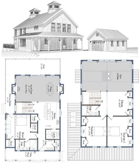 Farmhouse Barn House Floor Plans