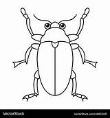 Bug Cartoon Coloring Pages sketch template