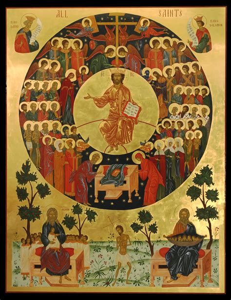 Contemplating the All Saints Icon | Sacred art, All saints day, Orthodox icons