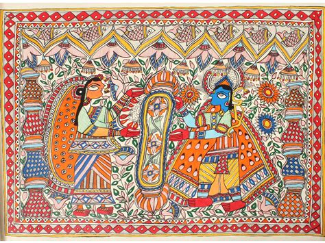 Goddess Sita Swayamvar | Madhubani Painting | Exotic India Art