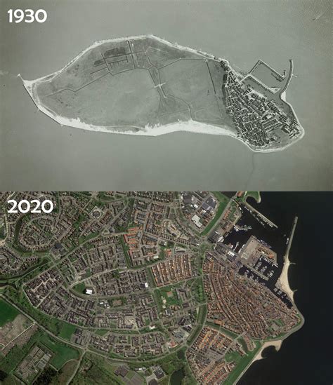 Picture comparison of reclaimed land in the Netherlands - scares me anyway : r/oddlyterrifying