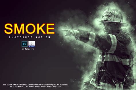 Smoke Photoshop Action - Invent Actions