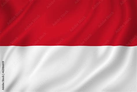 Indonesia flag Stock Photo | Adobe Stock