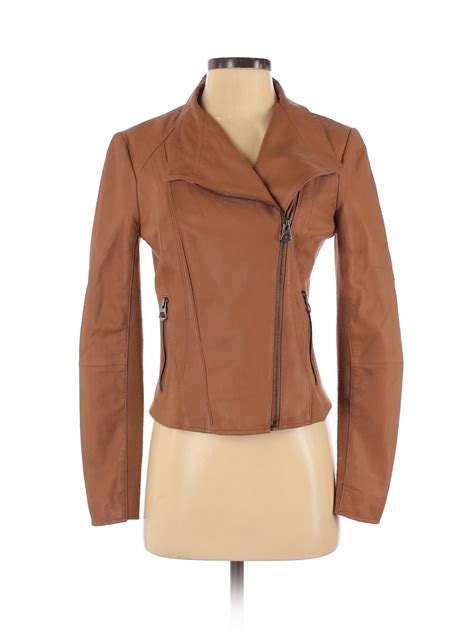 Johnston & Murphy - Pre-Owned Johnston & Murphy Women's Size S Leather Jacket - Walmart.com ...