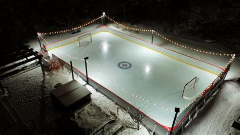 What to Know About Homemade Backyard Hockey Rink Boom - Men's Journal