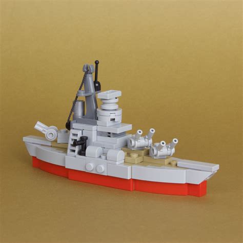 Free: Micro LEGO Battleship Instructions | Aaron Brick Designer