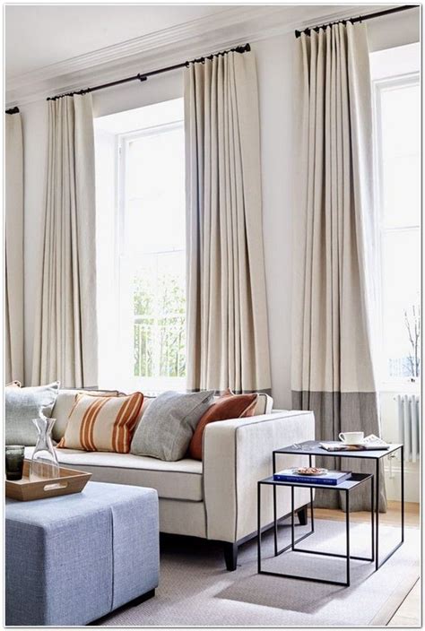 68 Living Room Curtain Ideas | Beige living rooms, Living room window decor, Beige curtains ...