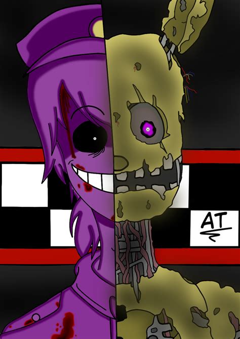 purple guy / springtrap onizuka_feat - Illustrations ART street