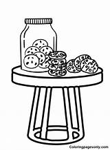 Cookie Coloring Pages  For Kids And Adults sketch template
