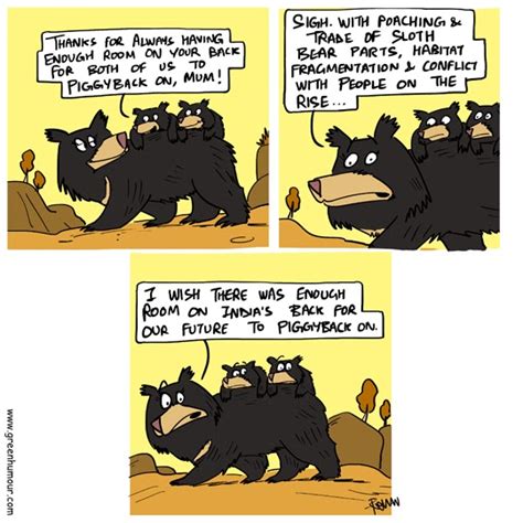 Green Humour: Sloth Bear Conservation Threats