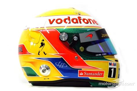 LEWIS HAMILTON, MCLAREN MERCEDES HELMET | Helmet, Lewis hamilton ...