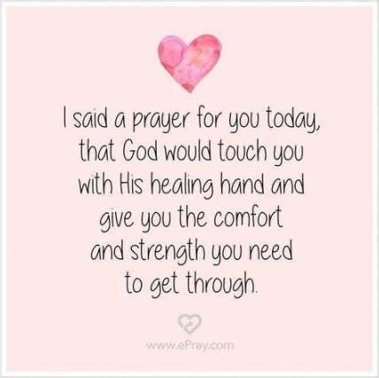 prayer for healing cancer quotes - YouRe Getting Better And Better ...