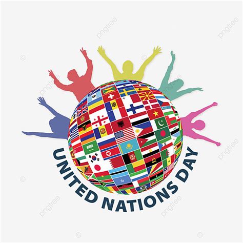 United Nations Clipart Hd PNG, United Nations Day Design With Flag, People, Flag, National PNG ...