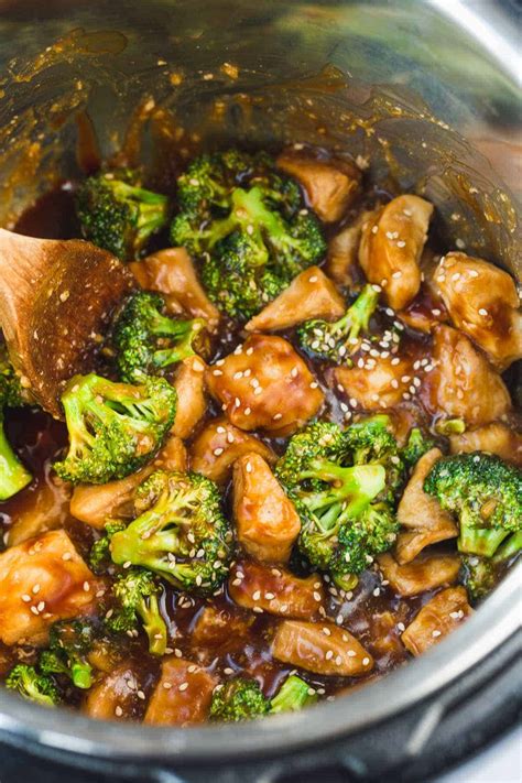 Instant Pot Chinese Chicken and Broccoli | Little Sunny Kitchen