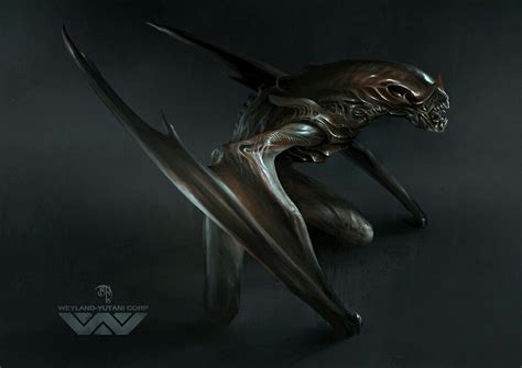 flying alien | Xenomorph, Alien creatures, Predator art