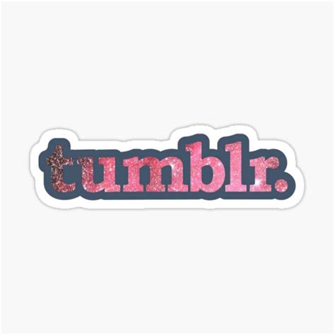 "Tumblr" Sticker for Sale by tmntphan | Redbubble