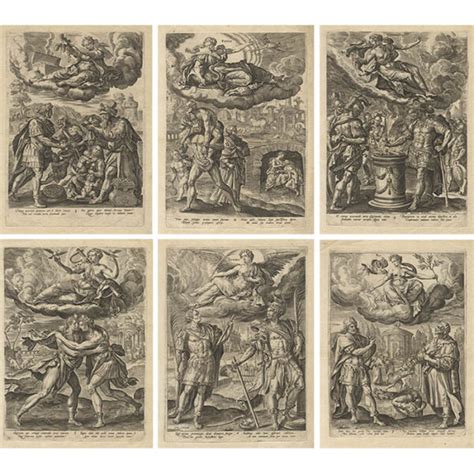 Old Masters, Allegory, Seven Virtues, Set of 7 Etchings, Antique, Dutch, 1580s – George Glazer ...