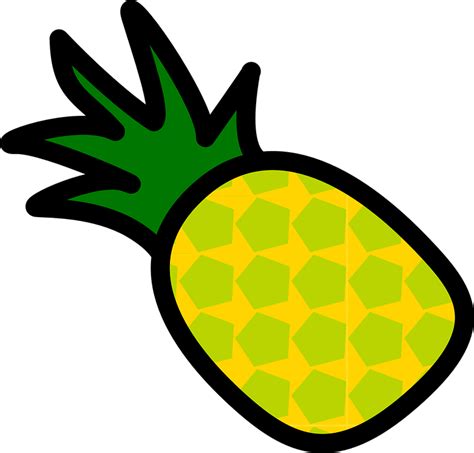 Pineapple Fruit Icon · Free vector graphic on Pixabay