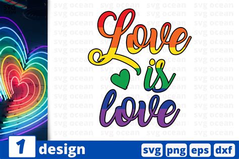 1 LOVE IS LOVE svg bundle, lgbt quotes cricut svg By SvgOcean ...