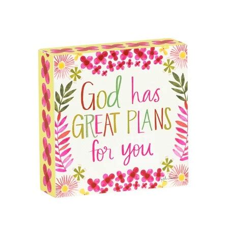 God Has Great Plans for You, Box Sign - Christianbook.com