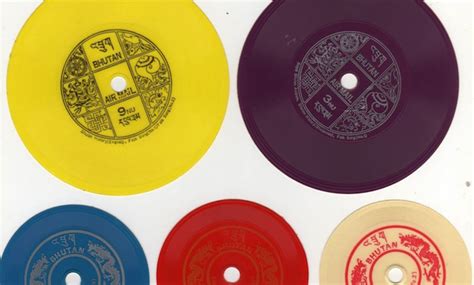 The curious tale of Bhutan's playable record postage stamps - The Vinyl ...