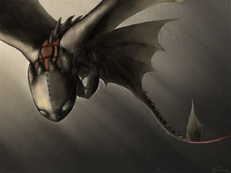 Toothless - redraw by MeerDragon on DeviantArt