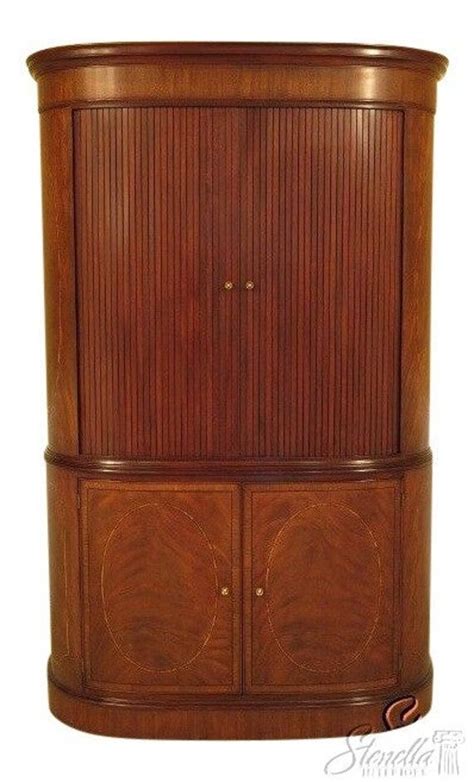 L44701EC: HENKEL HARRIS Mahogany Armoire with Tambour Doors in 2022 | Tambour, Mahogany ...