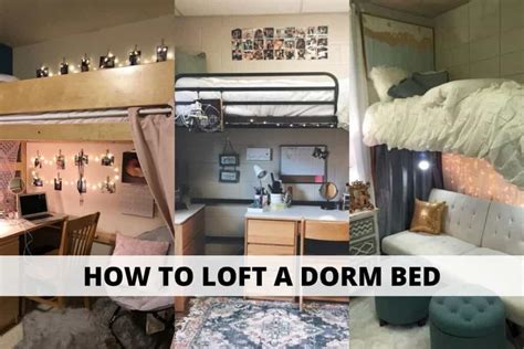 How To Loft A Dorm Bed (In 5 Simple Steps) - College Savvy