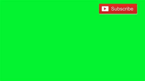 Subscribe Button - Green Screen Royalty Free Footage - YouTube