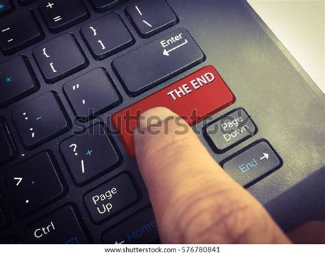 Closeup End Button On Keyboard Have Stock Photo 576780841 | Shutterstock