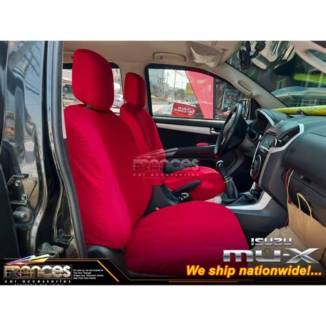 ISUZU MUX 2014-2020 SEAT COVER CUDUROY FABRIC SEATCOVER | Shopee Philippines