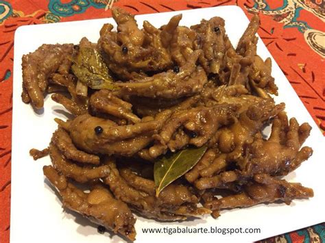 Casa Baluarte Filipino Recipes: Spicy Chicken Feet Adobo Recipe