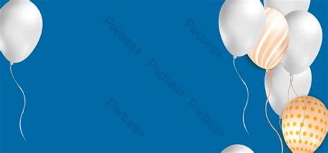 Blue Balloons Background Balloon Clean | PSD Free Download - Pikbest